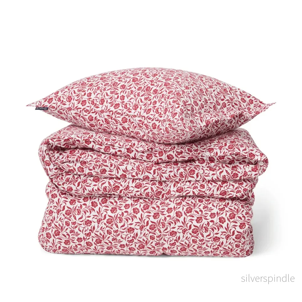 Lexington Flower Printed Cotton Sateen Påslakanset