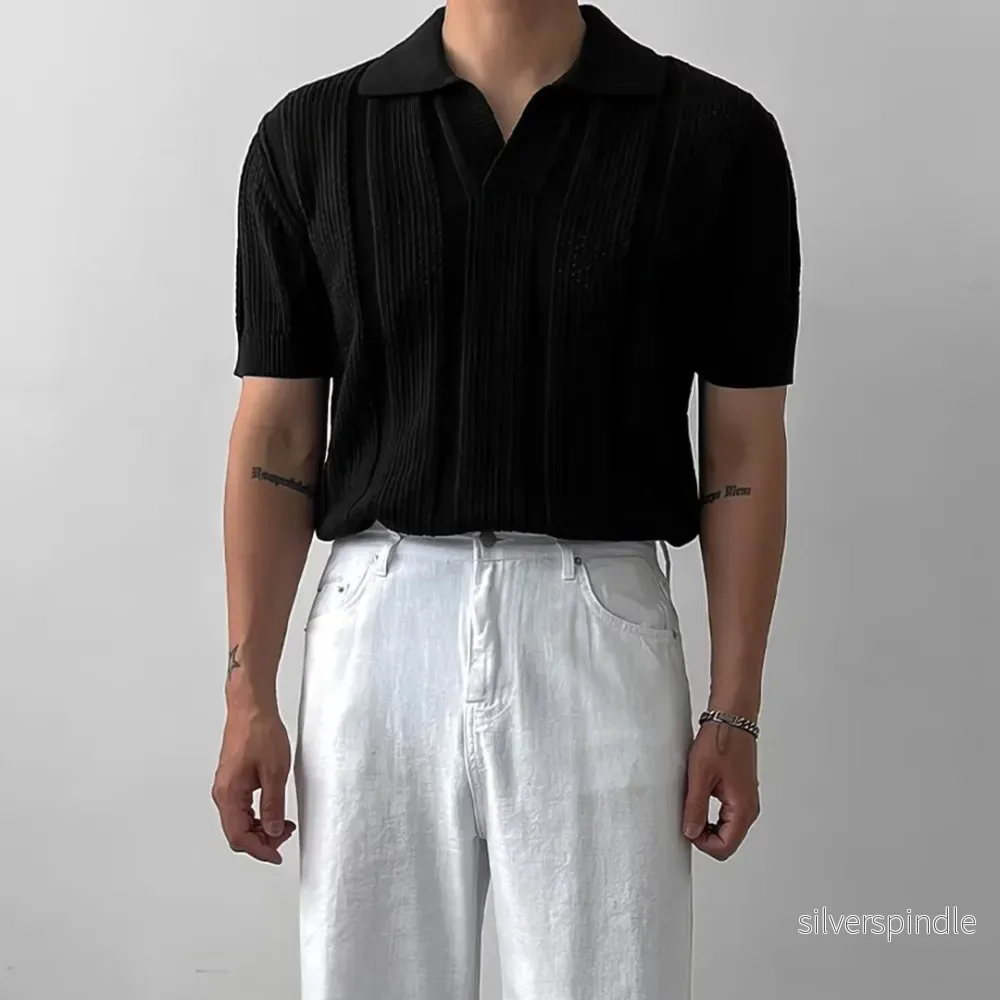 Ethan | Bekväm Sommar Kortärmad Pikétröja Med Andningsbar Mesh Ethan | Bekväm Sommar Kortärmad Pikétröja Med Andningsbar Mesh