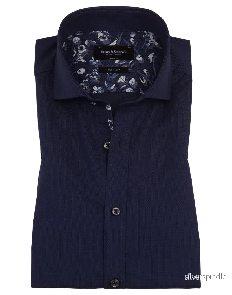 BS Alderweireld Modern Fit Skjorta – Navy BS Alderweireld Modern Fit Skjorta – Navy