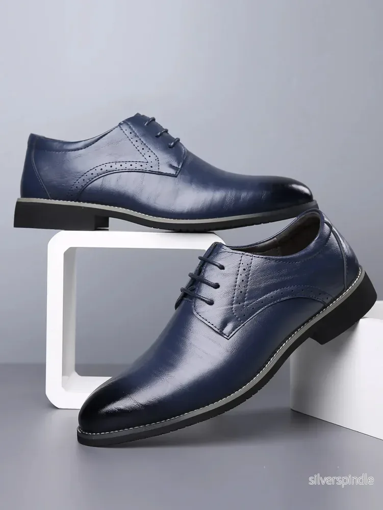 Elegant Oxford | Klänningsskor för Män med Brogue Detaljer | Formell Passform för Stil och Komfort - Bild 3