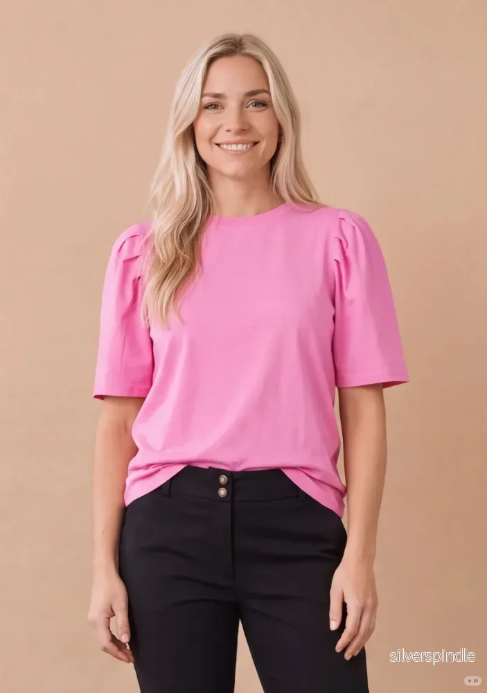 Tinni s/s T-Shirt – Hot pink