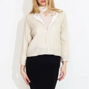 JACKET PALJETT – beige JACKET PALJETT – beige