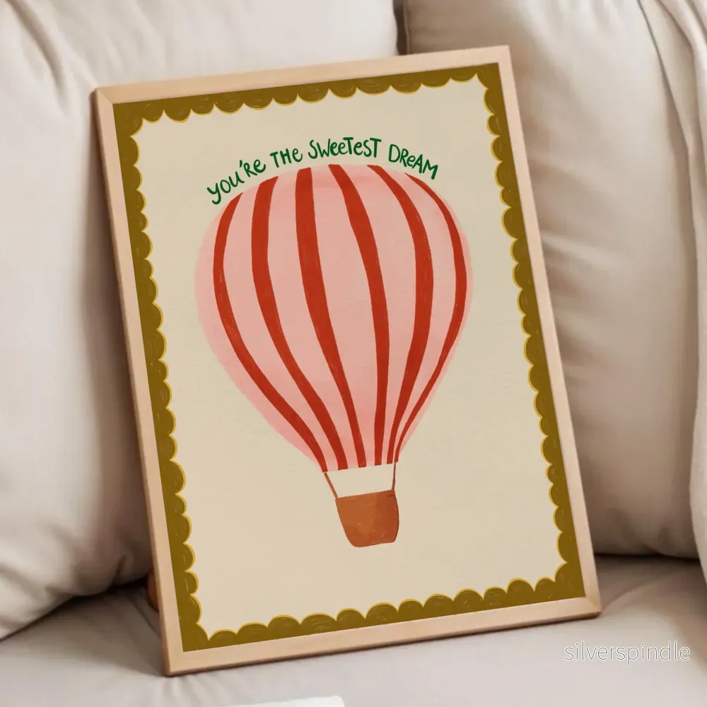 You’re The Sweetest Dream – Barnrumsposter med Luftballong