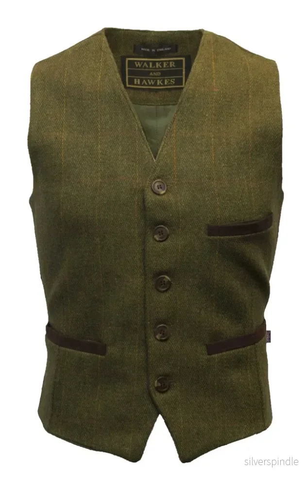 Walker & Hawkes Windsor - tweedväst - Bild 3