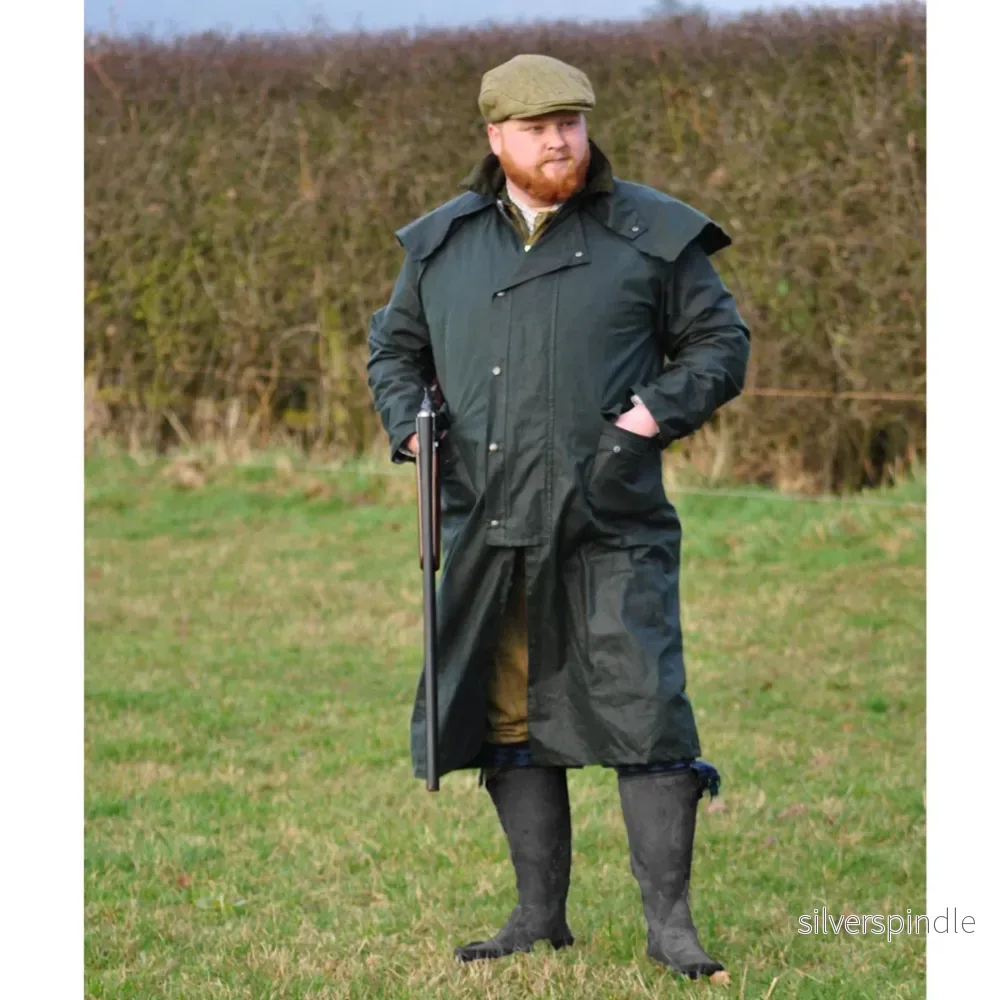 Stockman Coat - lång oljerock - Bild 3