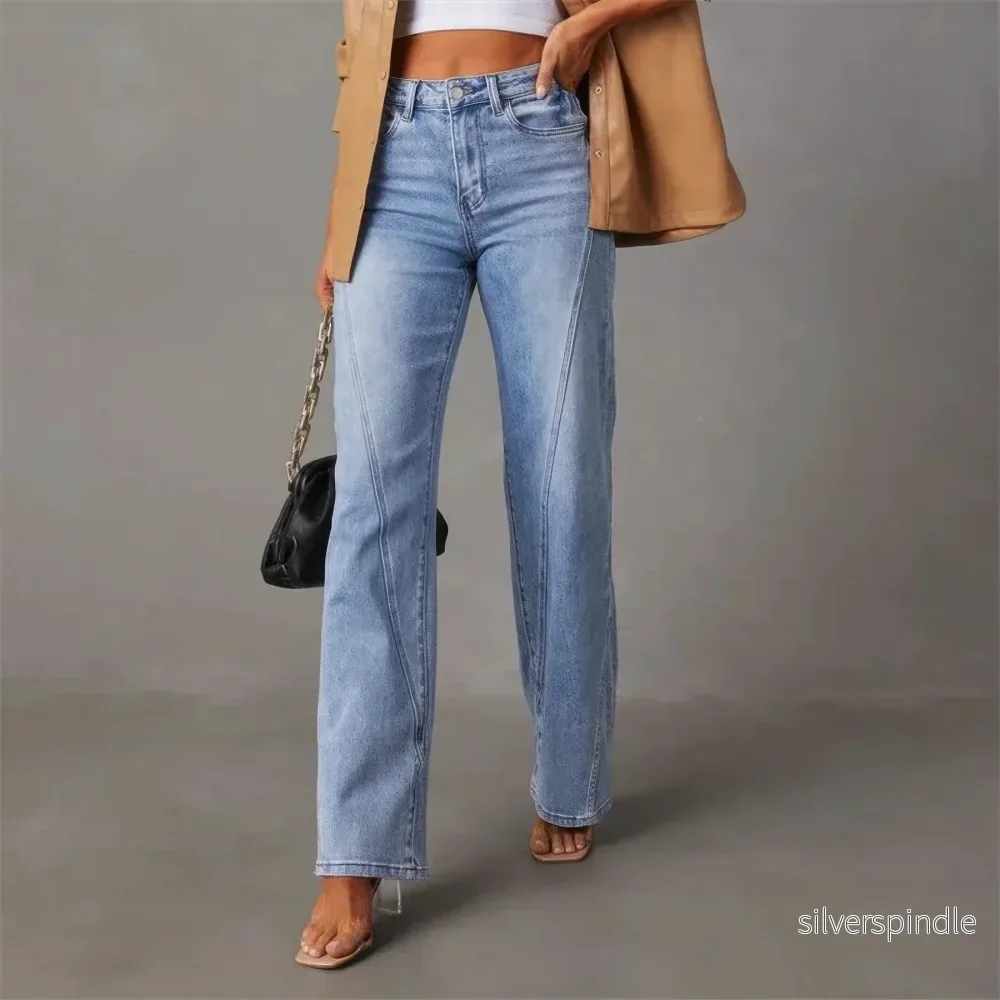 Olivia | Hög Midja Vida Jeans för Damer - Bild 2