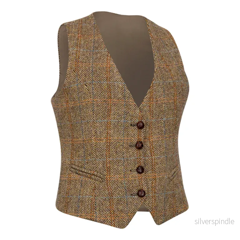 Walker and Hawkes – Harris Tweed Brayton damväst - Bild 2