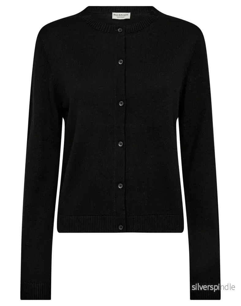 BS Kjersti Regular Fit Stickat - Black