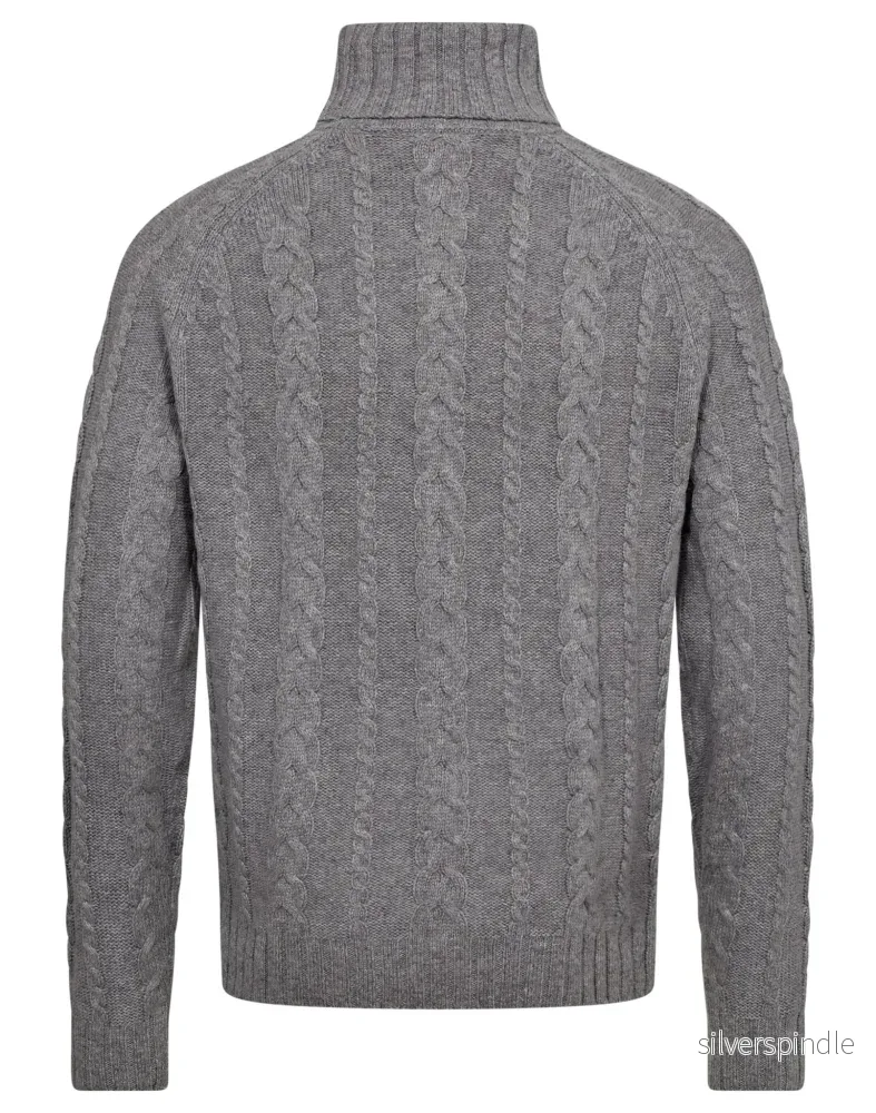 BS Kano Regular Fit Stickat - Grey - Bild 2