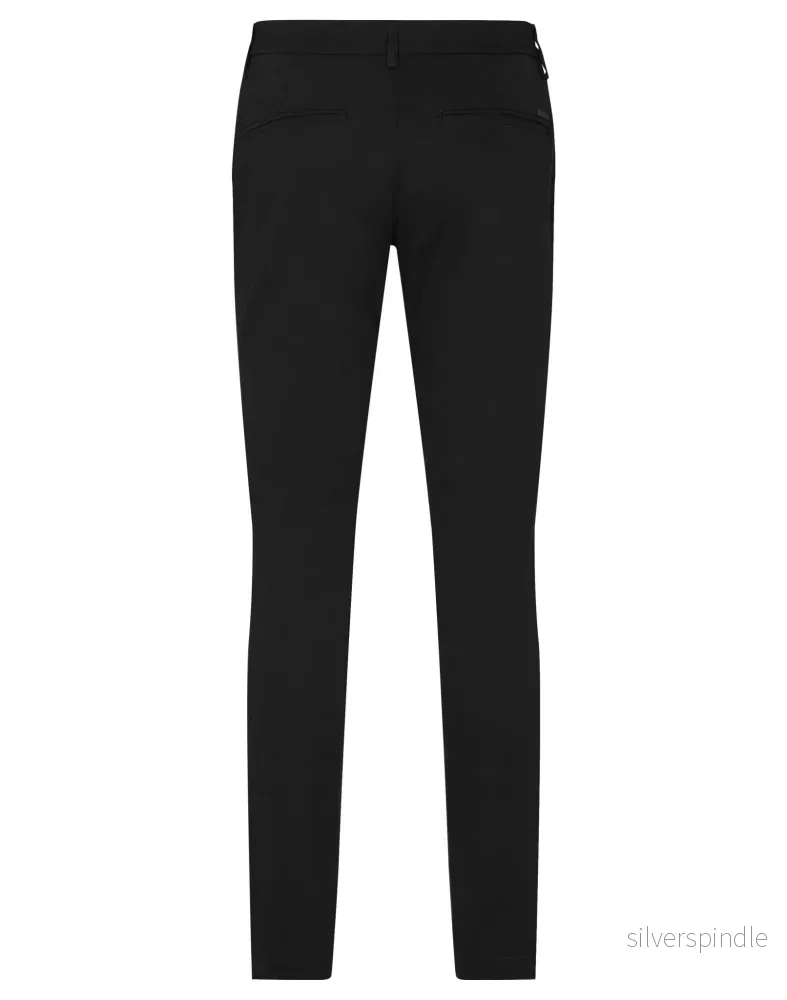 BS Lance Slim Fit Chinos - Svart - Bild 2