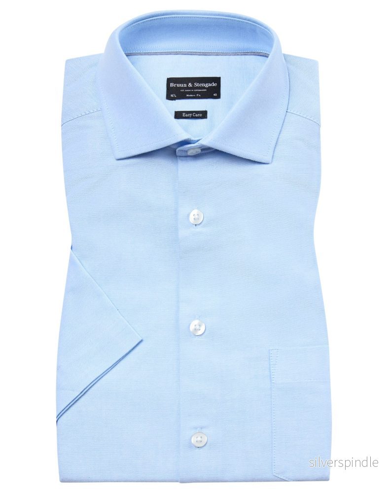 BS Salvador Modern Fit Skjorta - Light Blue