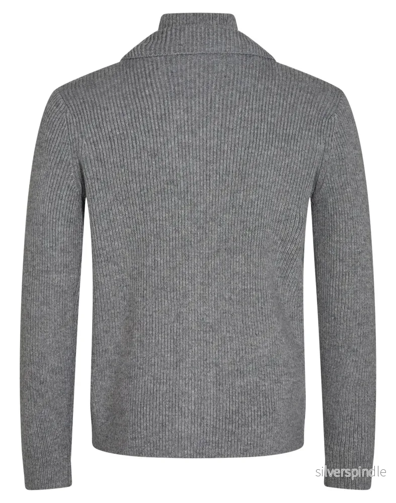 BS Vilhelm Regular Fit Sticka - Light Grey - Bild 2