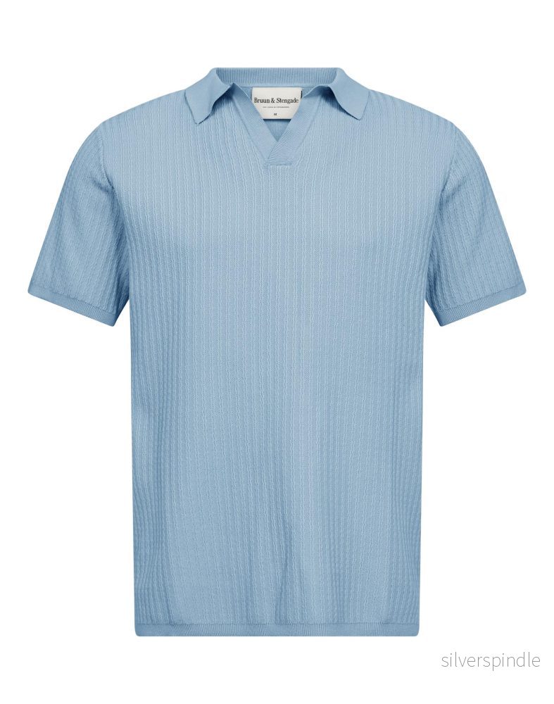 BS Santino Regular Fit Pikétröja - Light Blue