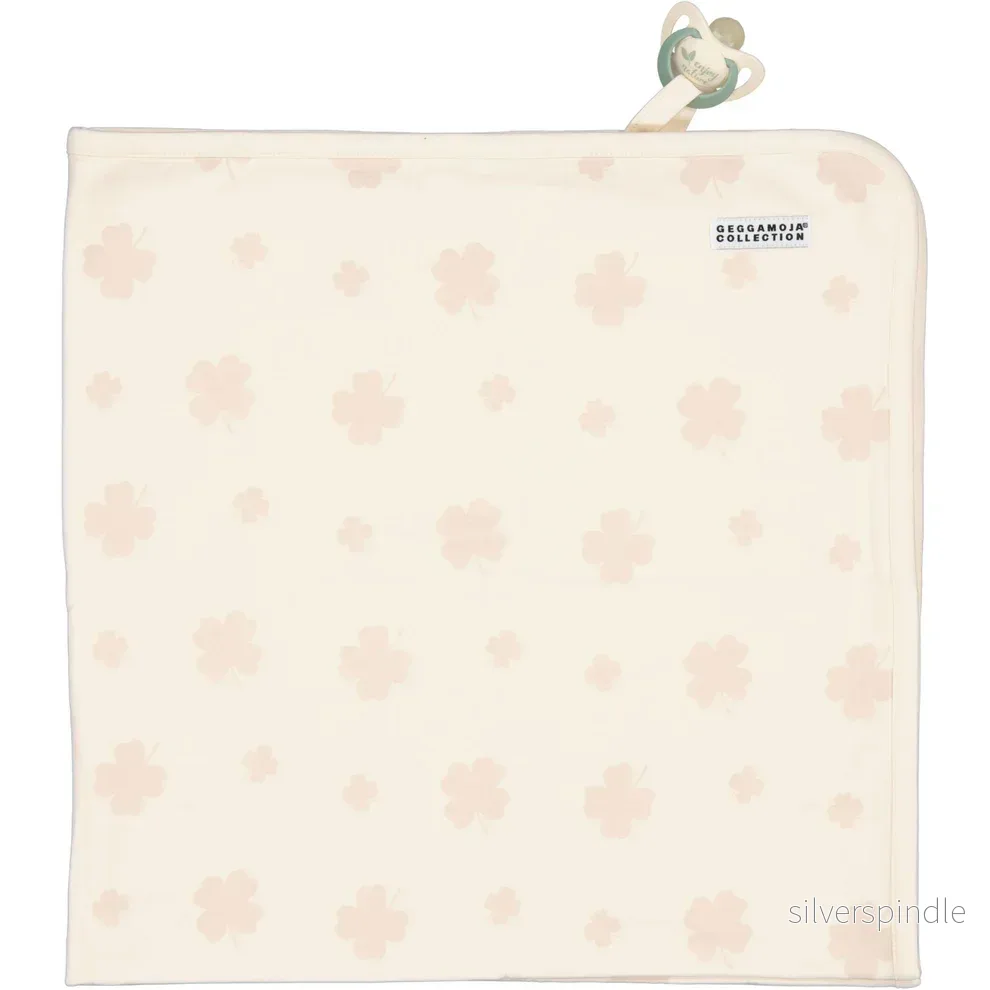 Babyfilt Bambu Klöver Beige - Bild 3