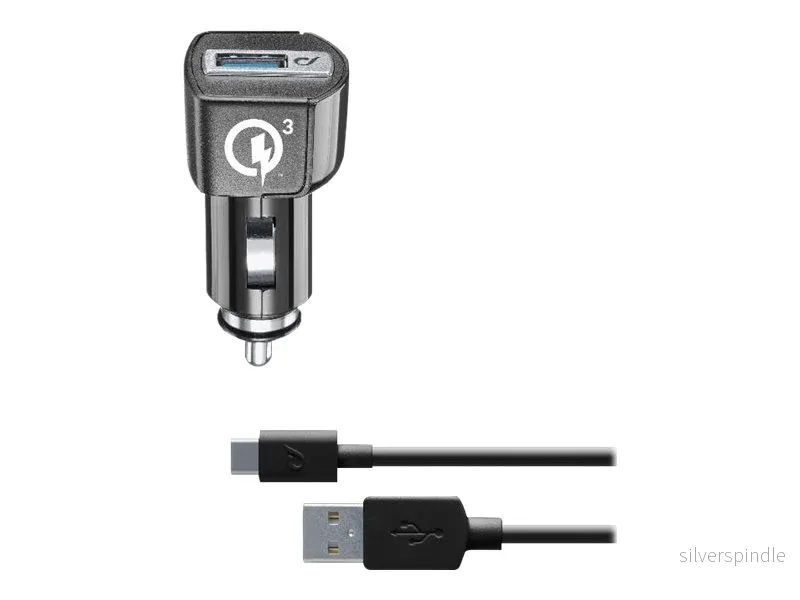 CellularLine 18W Billaddare med kabel USB-A till USB-C - Bild 2
