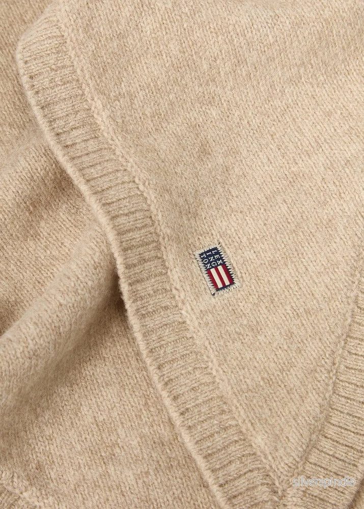 Lexington Yak/Merino Wool Blend Scarf Beige/Melang - Bild 3