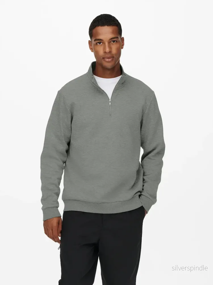CERES HALFZIP CASTOR GRAY CERES HALFZIP CASTOR GRAY