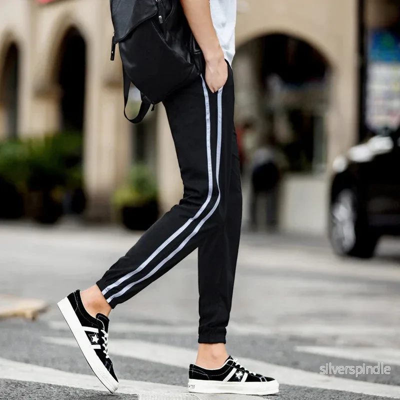 Ethan | Slim Fit Croppade Joggerbyxor för Vår och Sommar