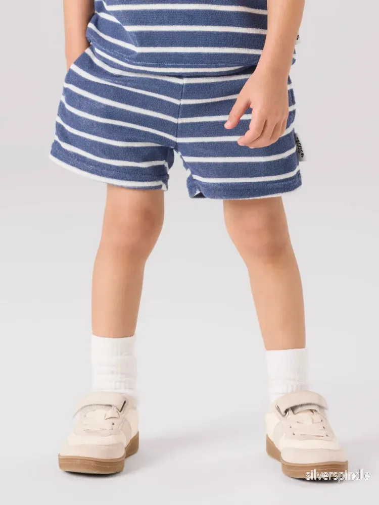 Frotté Shorts Randiga - Bild 2