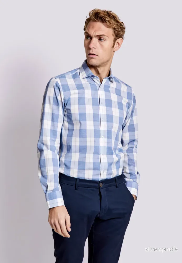 BS Elordi Slim Fit Skjorta - Blue - Bild 3