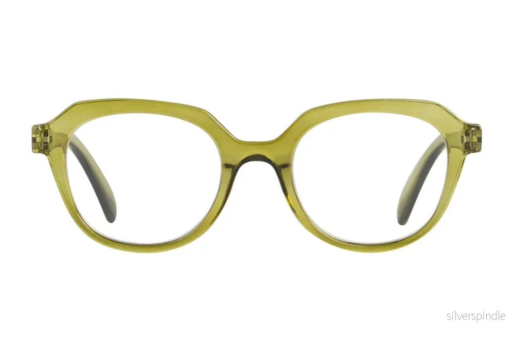 BITTE Transp. Olive Reading Glasses DISCOUNT