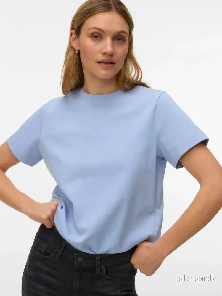 NAIMA T-SHIRT BRUNNERA BLUE - Bild 2