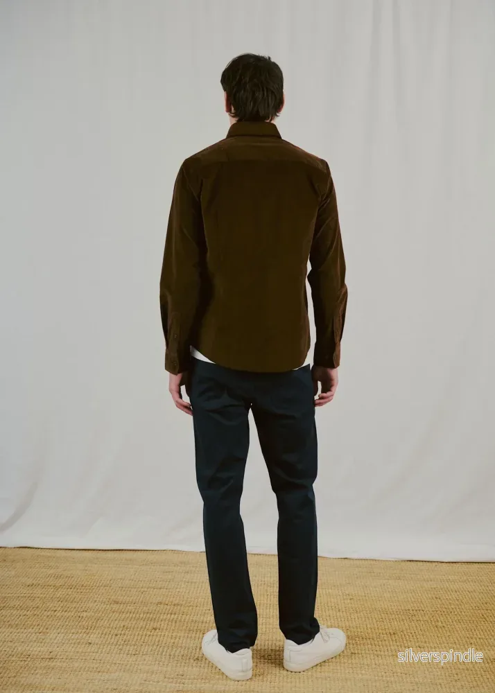 BS Osei Casual Modern Fit Skjorta - Brown - Bild 3