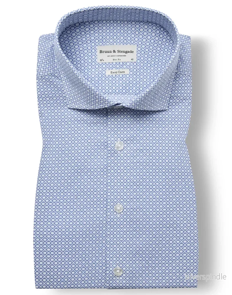 BS Marsenic Slim Fit Skjorta - Blue