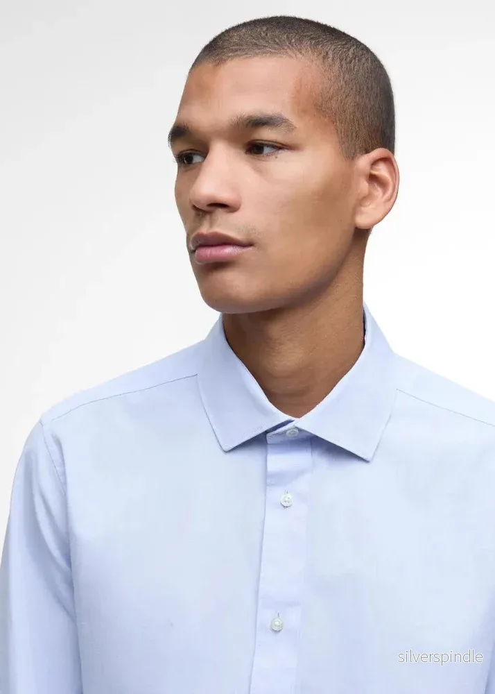 Barbour Throckley Point Shirt TS Sky - Bild 2