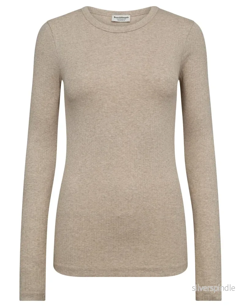 BS Margrethe Långärmad T-Shirt - Sand
