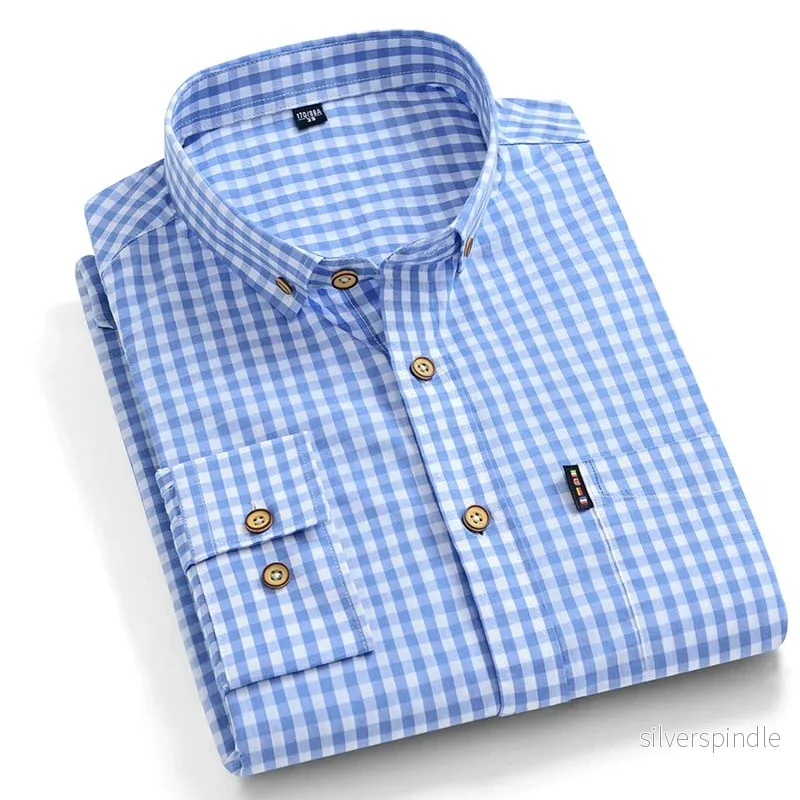 Ethan | Modern Slim Fit Skjorta med Fyrkantig Krage - Bild 2