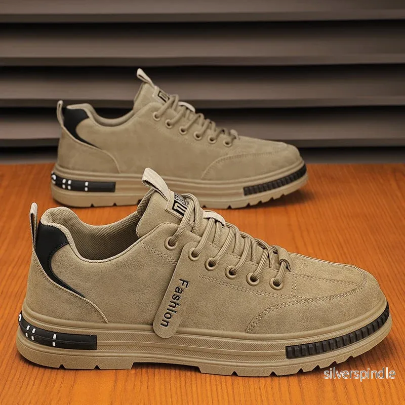 Ethan | Snygga Låga Herrsneakers Med Snörning och Rund Tå - Bild 2