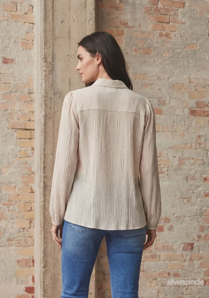 Galia Blouse - Light Sand - Bild 2