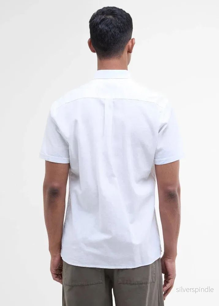 Barbour Nelsson SS Summer Shirt White - Bild 3
