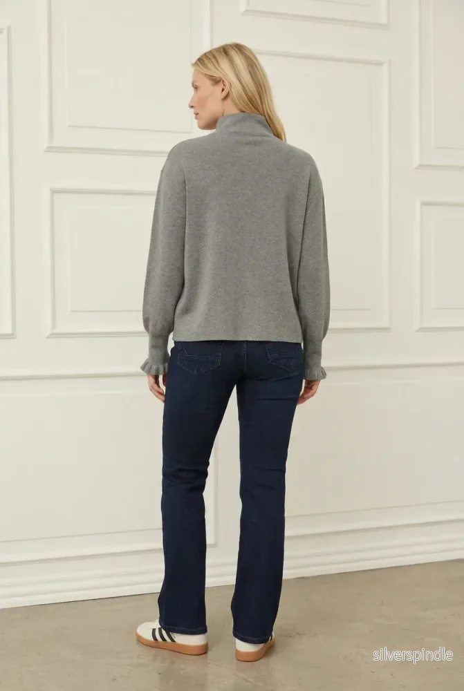 Frigga New Pullover - Grey Melange - Bild 3