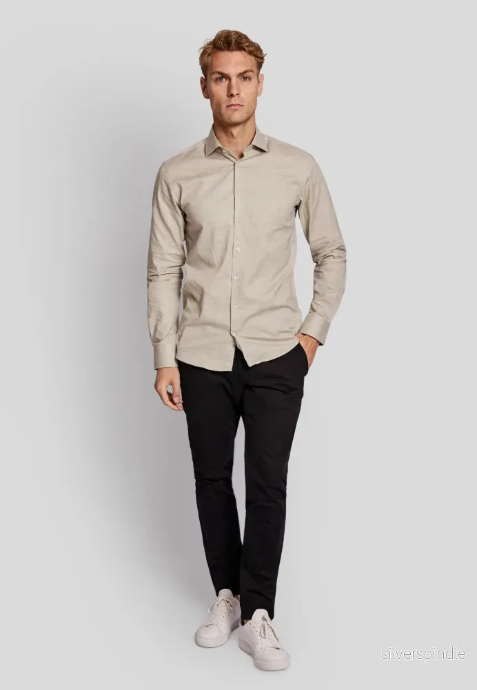 BS Nick slim fit Skjorta - Kit - Bild 3