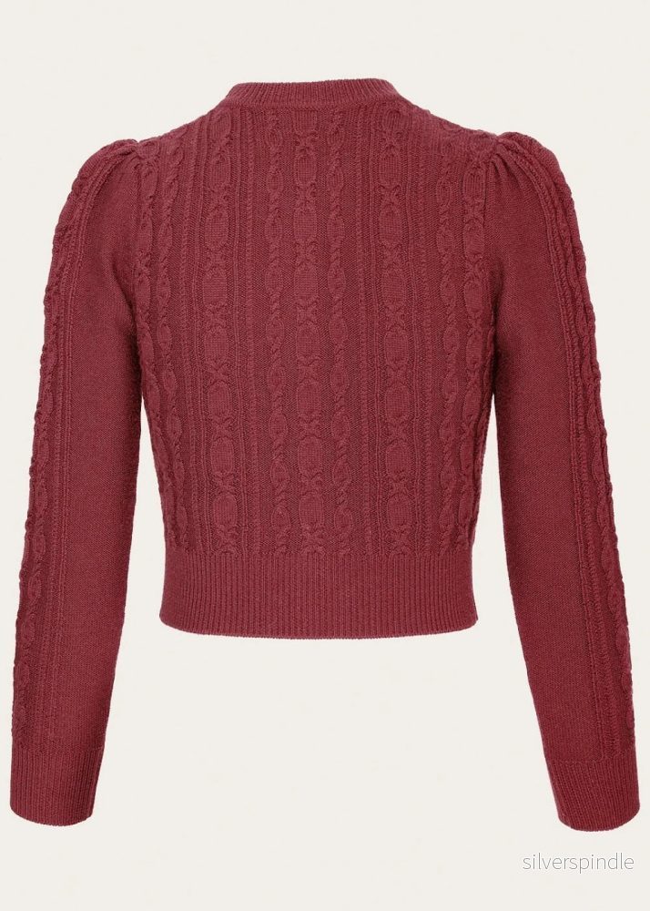 Ice Skater Cardigan - Rust - Bild 2