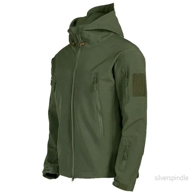 Liam | Vattentät Softshell Jacka Herr med Huva och Flera Fickor - Bild 2