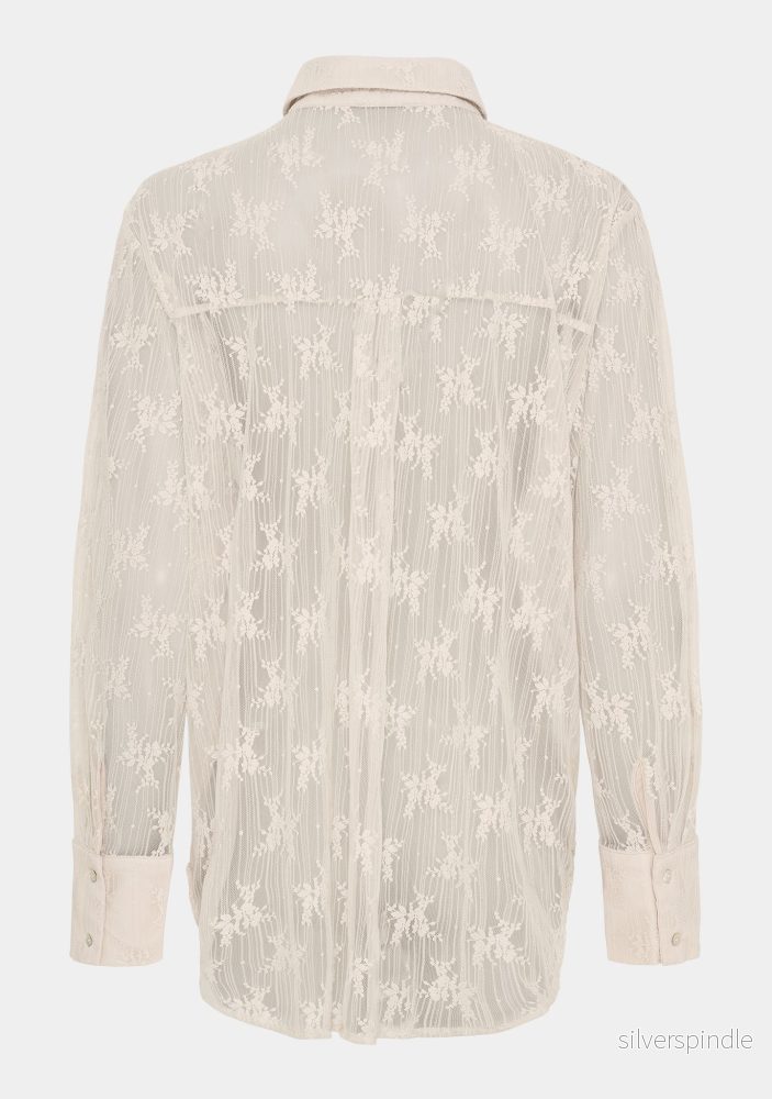Laika Lace Shirt - Sand - Bild 3