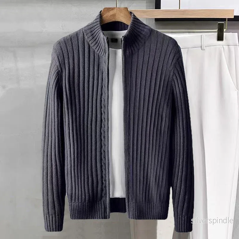 Oliver | Thick Winter Cardigan with Full Zip - Bild 2