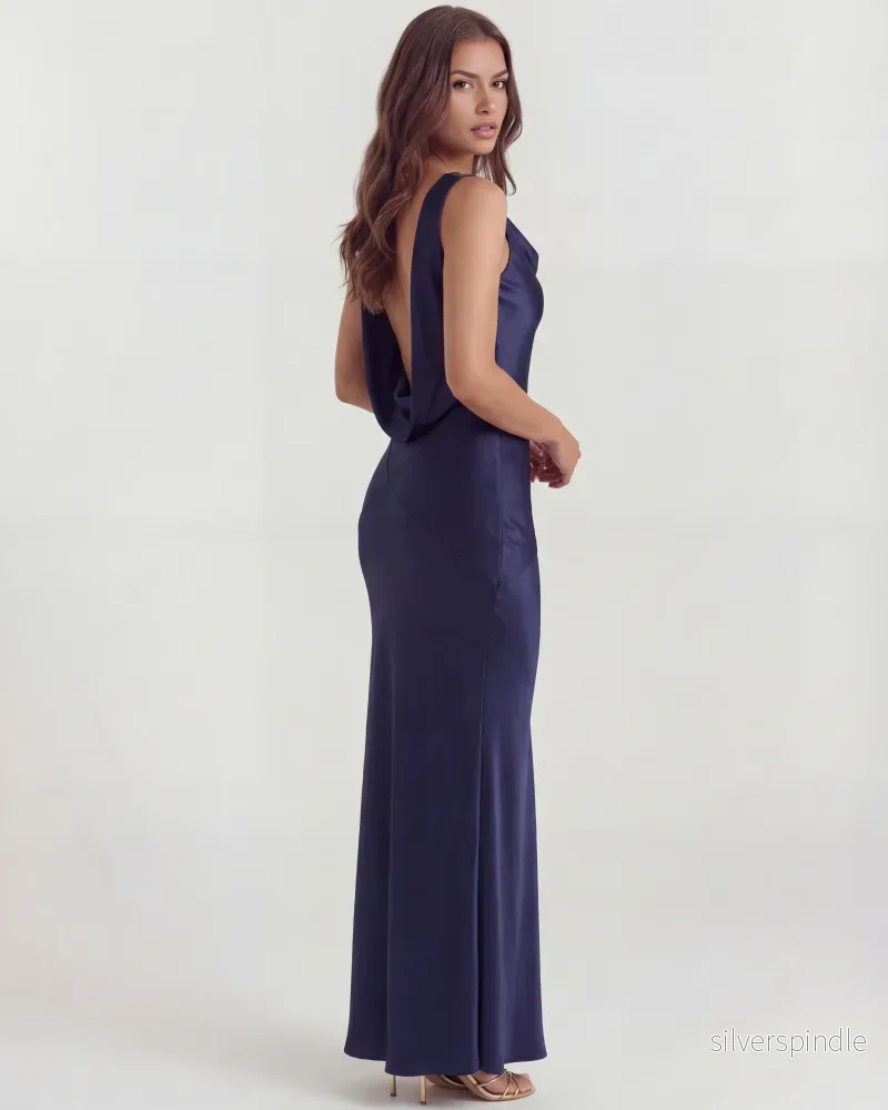 Mia | Elegant Draperad Maxiklänning