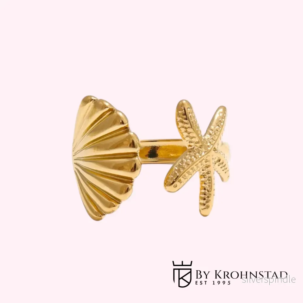 Sea treasure ring gold