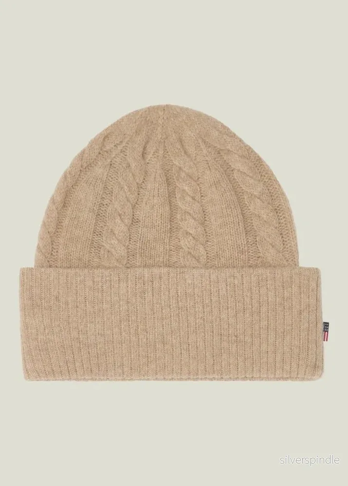 Lexington Yak/Merino Wool Blend BeanieBeige/Melang