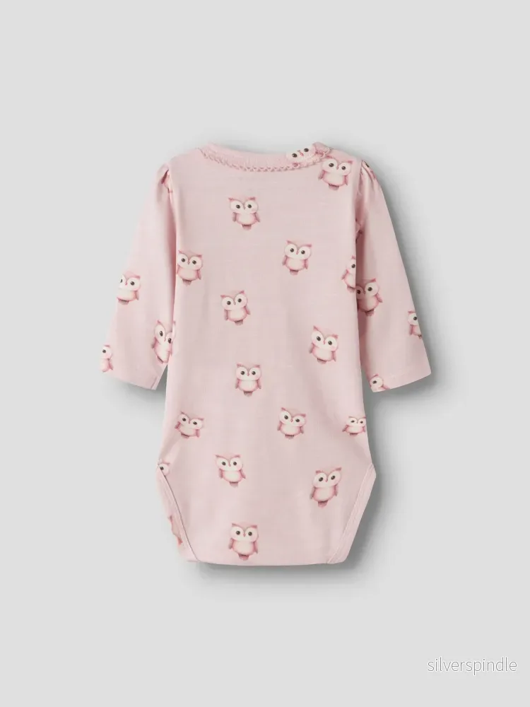 Name It Netie Rosa Body Med Ugglor - Bild 2