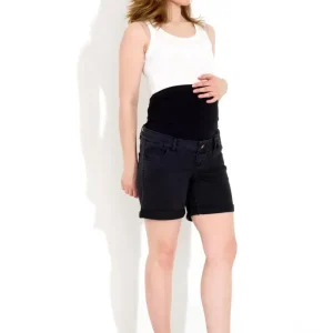 MAMMA-SHORTS – Black Denim MAMMA-SHORTS – Black Denim