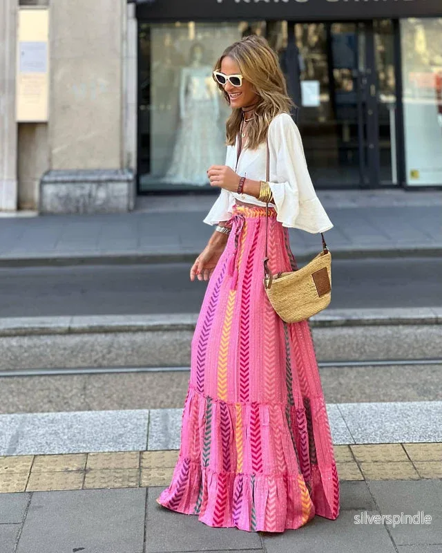 Emma | Blommig A-linje Sommarklänning - Bild 2