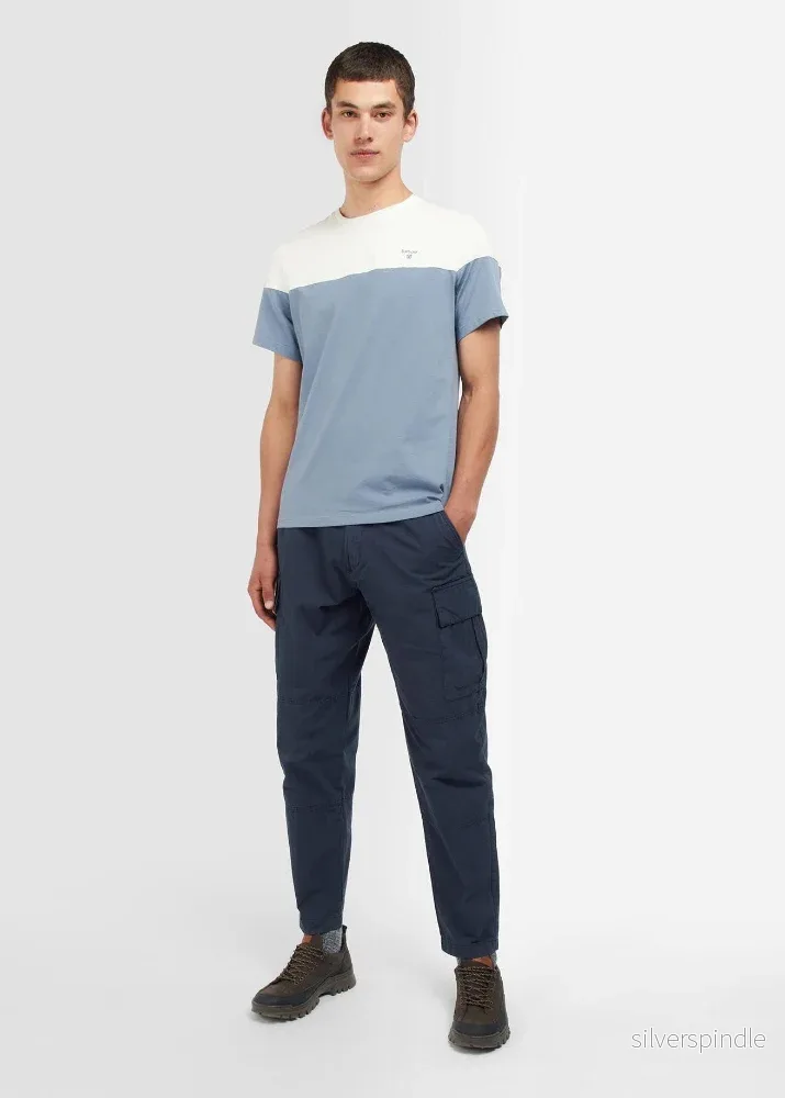 Barbour Essential Ripstop Cargo Trousers Classic Navy