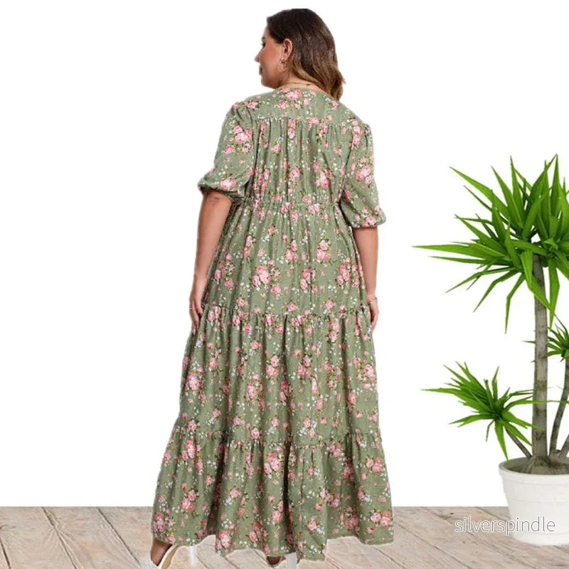 Sophie | Lätt Blommig Sommarklänning Dam - Bild 3