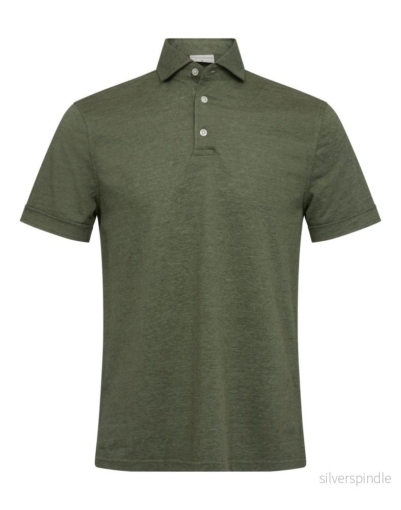 BS Linares Regular Fit Pikétröja – Grön BS Linares Regular Fit Pikétröja – Grön