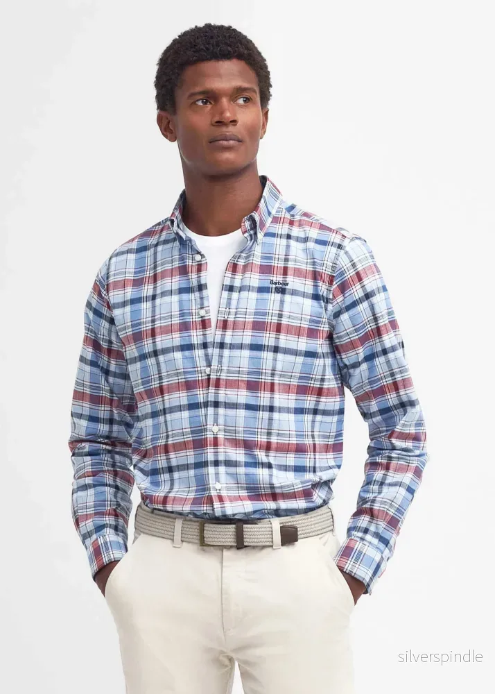 Barbour Hutton Tailored Shirt Red Barbour Hutton Tailored Shirt Red